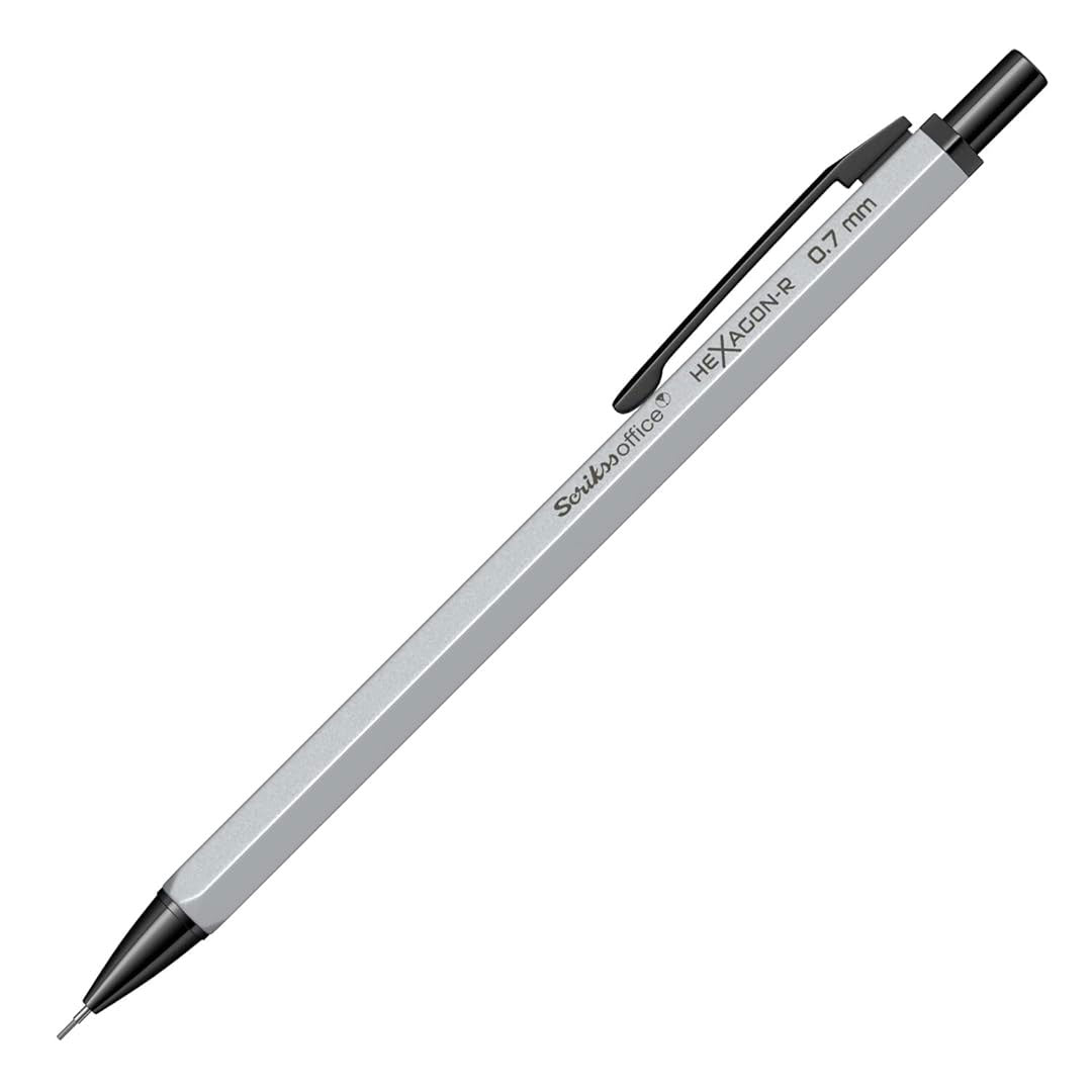 Scrikss Hexagon-R 0.7mm Mechanical Pencil - Silver