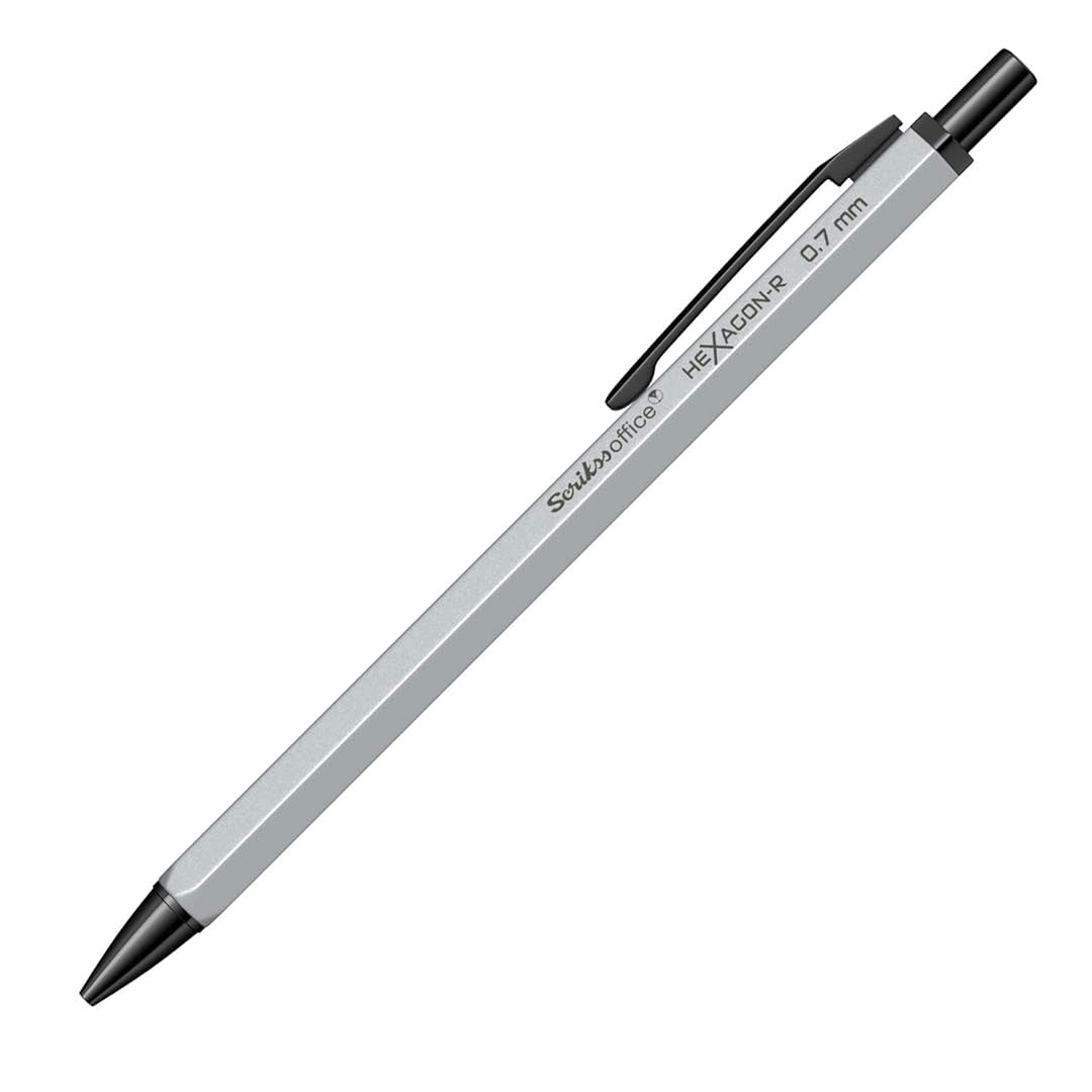Scrikss Hexagon-R 0.7mm Mechanical Pencil - Silver