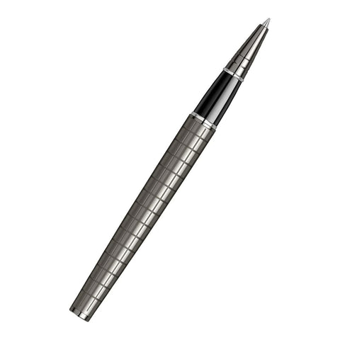 Scrikss Honour 38 Carbon Grey Roller Pen With Chrome Plated Trims for Writing Office Corporate Gifting Professionals Students