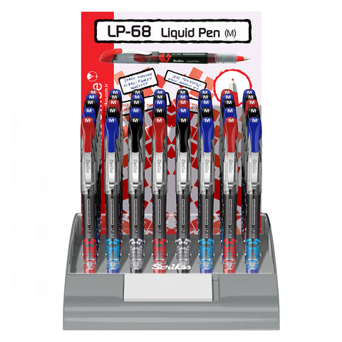 Scrikss | LP-68 | Liquid Pen | Box Of 12 | Blue
