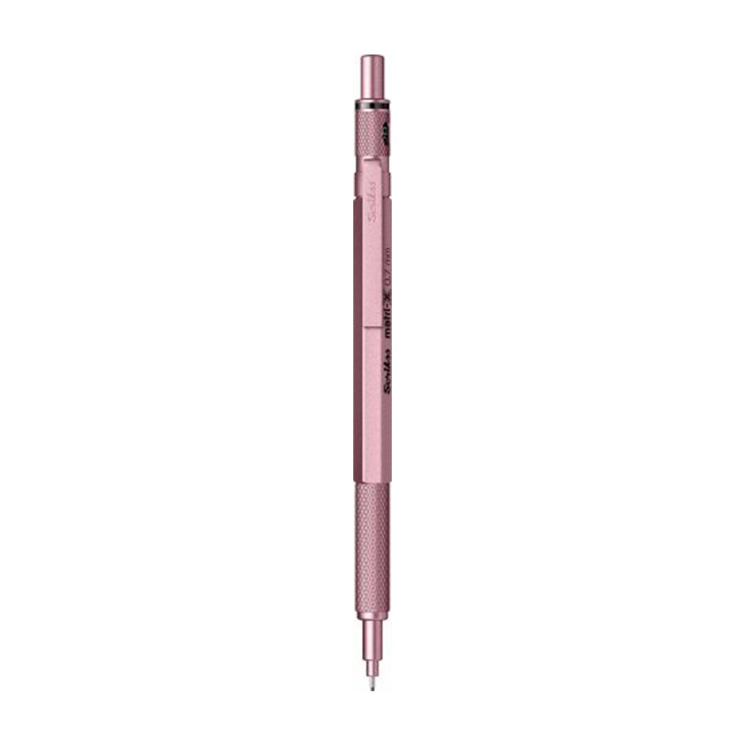 Scrikss | Matri - X | Mechanical Pencil | Metallic Light Pink | 0.7mm - penpencilink