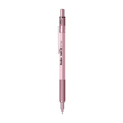 Scrikss | Matri - X | Mechanical Pencil | Metallic Light Pink | 0.7mm - penpencilink