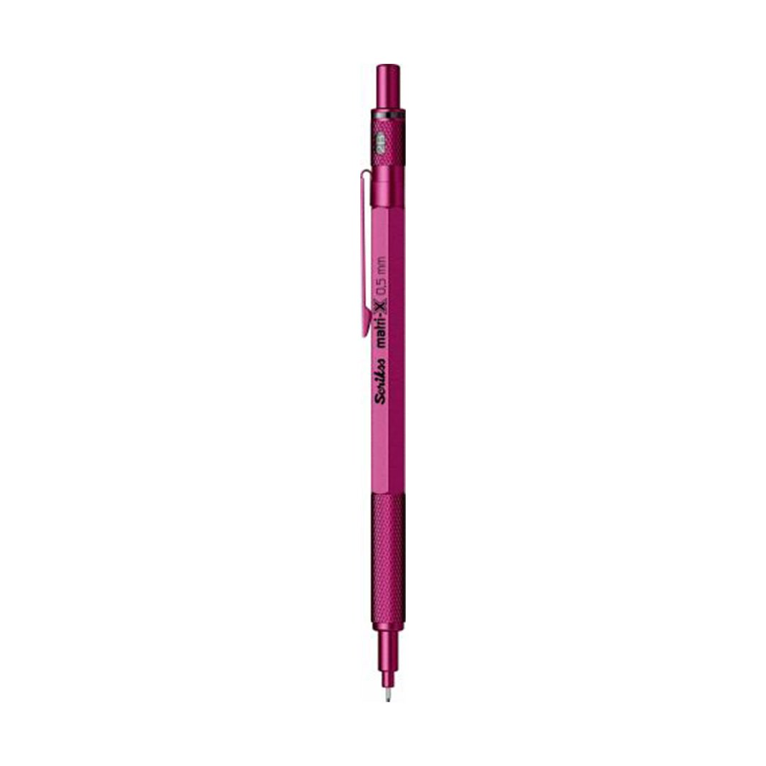 Scrikss | Matri - X | Mechanical Pencil | Metallic Pink | 0.5mm - penpencilink