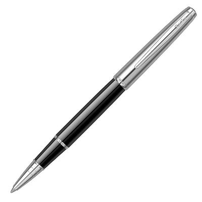Scrikss | Metropolis | 800 Series | Roller Ball Pen | Brass Body | Chrome Plated Black