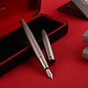 Scrikss | Noble 35 | Fountain Ink Pen | Medium Nib  | Matte Titanium