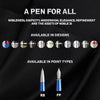Scrikss |  Noble 35 | Roller Ball Point Pen | Blue