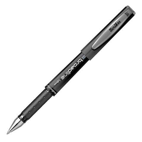 Scrikss | Office Broadline | 0.1mm | Gel Pen | Black | Pack Of 12