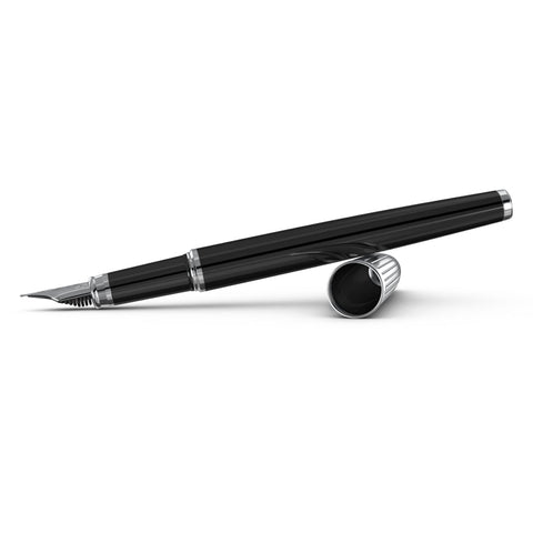 Scrikss | Oscar-39 | Fountain Pen | Black Chrome