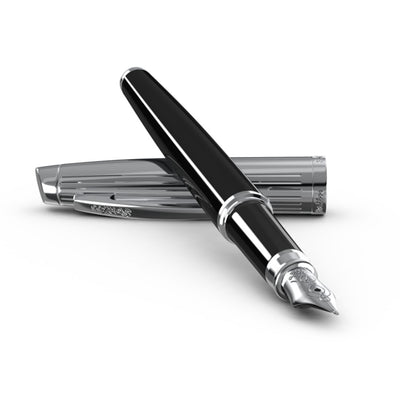 Scrikss | Oscar-39 | Fountain Pen | Black Chrome