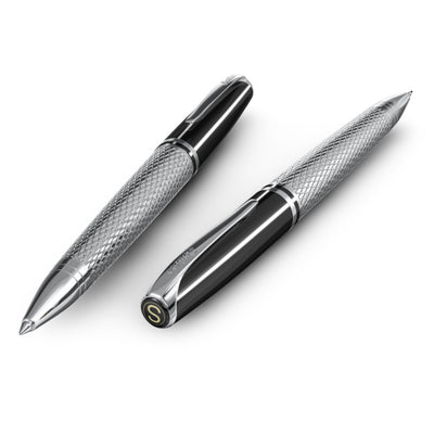 Scrikss | Pera 477 | Ballpoint Pen | Black Chrome-CT