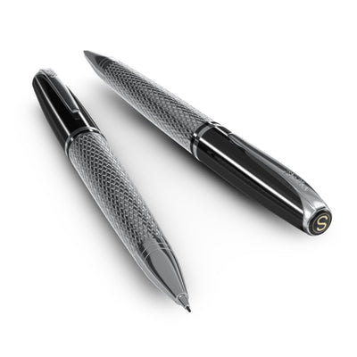 Scrikss | Pera 477 | Ballpoint Pen | Black Chrome-CT