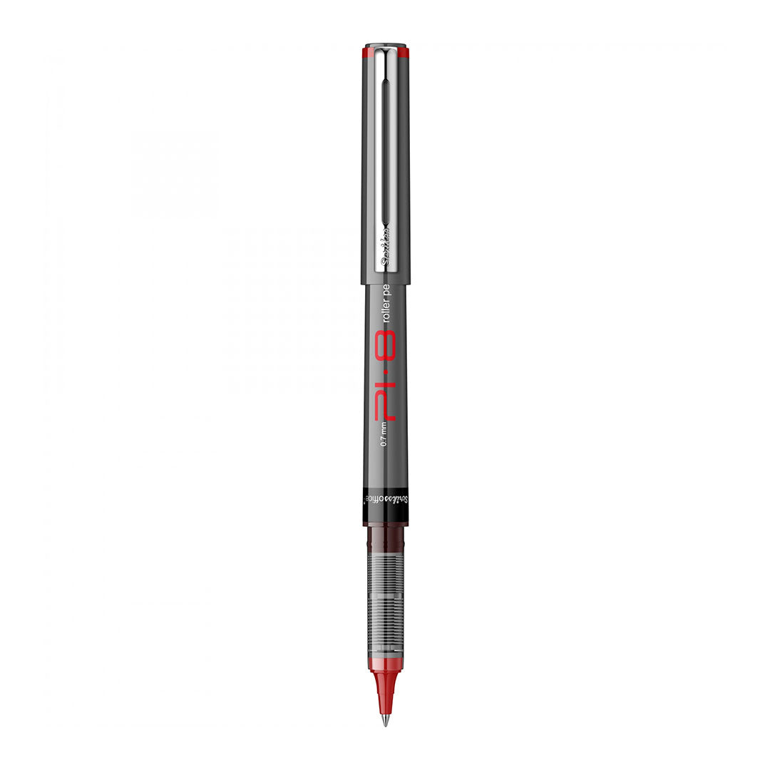 Scrikss | PI-8 | Rollerball Ink Pen 0.7mm | Box Of 12 | Red