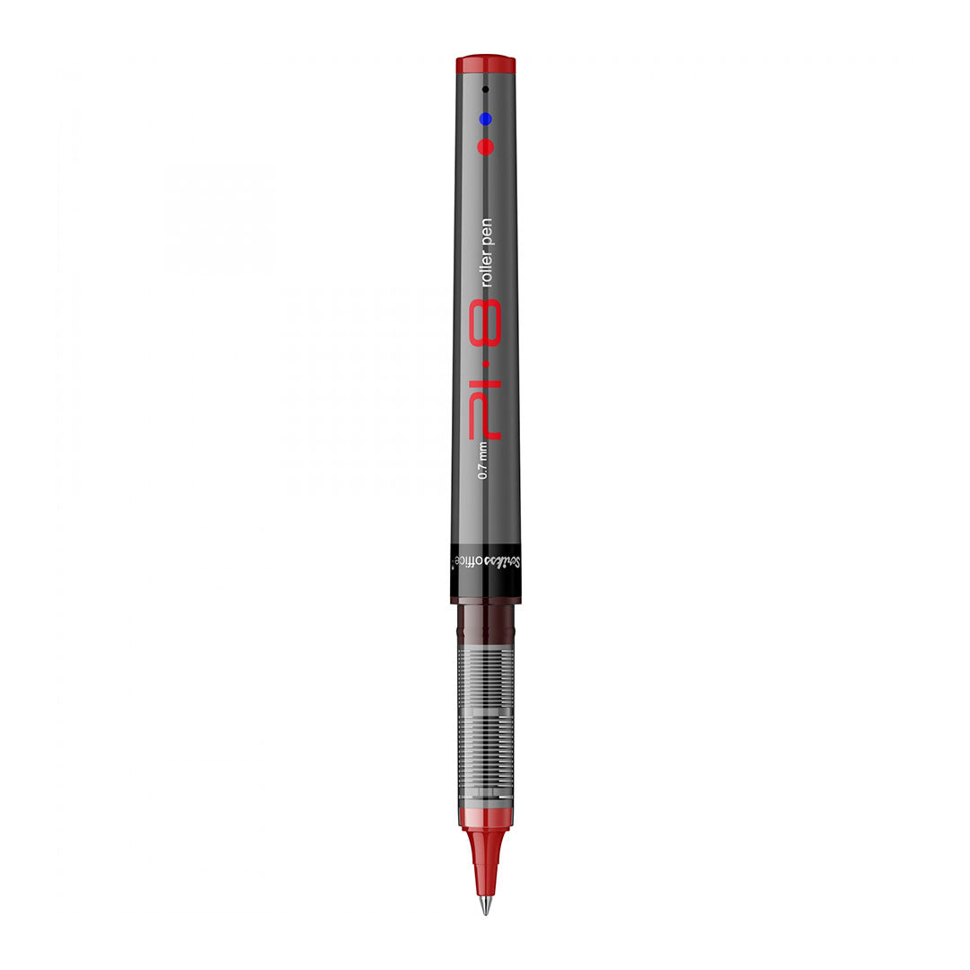 Scrikss | PI-8 | Rollerball Ink Pen 0.7mm | Box Of 12 | Red