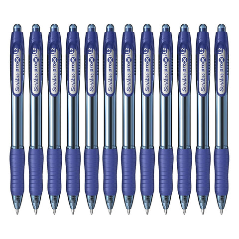 Scrikss | Proxi Series | Ball Point Pen | 12 Blue Barrel