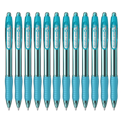 Scrikss | Proxi Series | Ball Point Pen | 12 Mint Sky Blue Barrel