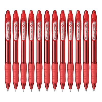 Scrikss | Proxi Series | Ball Point Pen | 12 Red Barrel