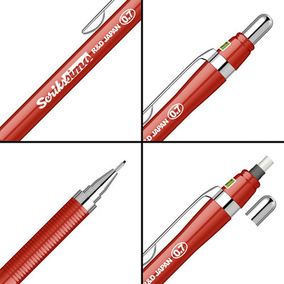 Scrikss | Simo | Mechanical Pencil | 0.7MM | Red