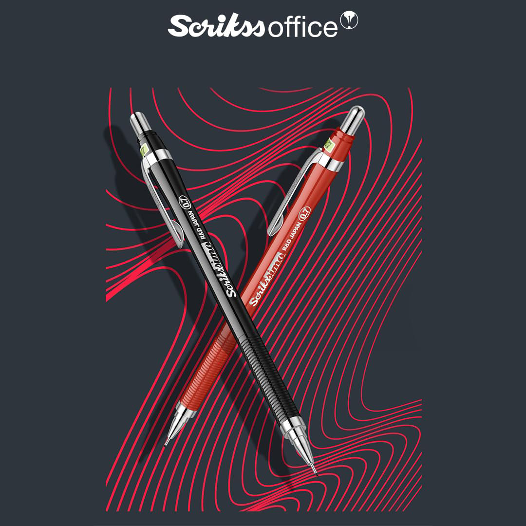 Scrikss | Simo | Mechanical Pencil | 0.7MM | Red