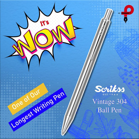 Scrikss | Vintage 304 | Ball Pen | Chrome