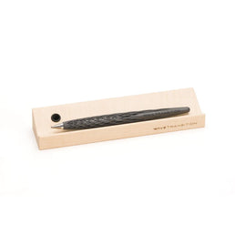 Pininfarina Forever Wave Ethergraf Pencil with Maple Wood Base – Grey