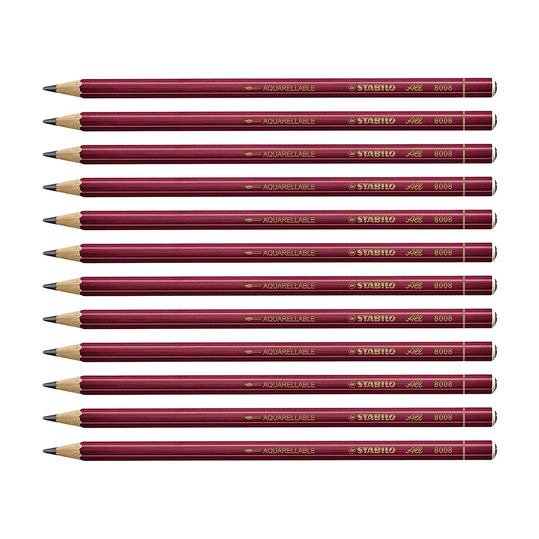 Stabilo | All Graphite Pencil | 12 Count Pack Of 1 | Graphite