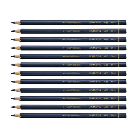 Stabilo | All Graphite Pencil | 12 Count Pack Of 1 | Blue