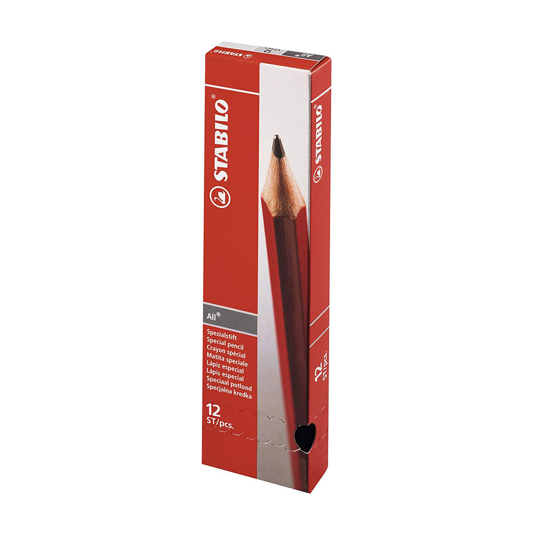 Stabilo | All Graphite Pencil | 12 Count Pack Of 1 | White