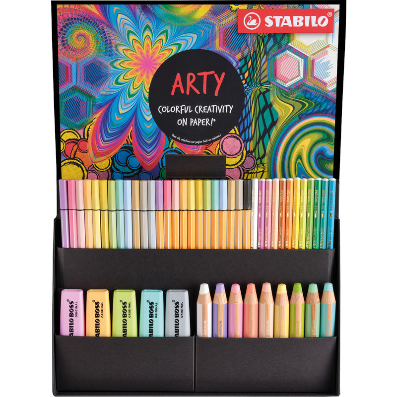 Stabilo | Arty | Pastel Mixed | Box Of 50