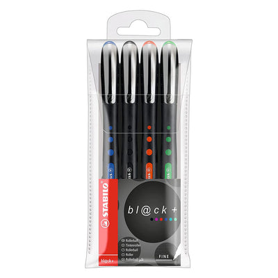 Stabilo | Bl@ck | Fine Tip | Assorted Colors | Pack Of 4