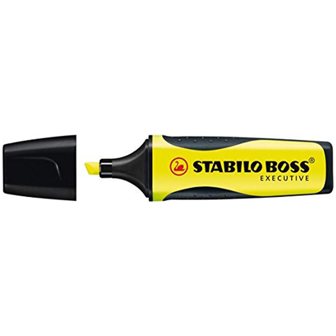 Stabilo | Boss Highlighter Pen| Executive Series | Yellow | 1 Piece - penpencilink