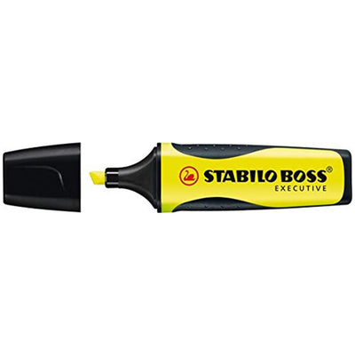 Stabilo | Boss Highlighter Pen| Executive Series | Yellow | 1 Piece - penpencilink