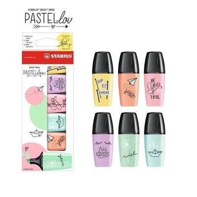 Stabilo | Boss | Mini Pastellove | Wallet of 6