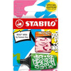 Stabilo | Boss | Mini Snooze One | Highlighter Pen | Pack of 3 | Orange, Pink, Green