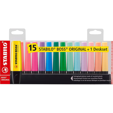 Stabilo | Boss Original | Multicolored | Pack of 15