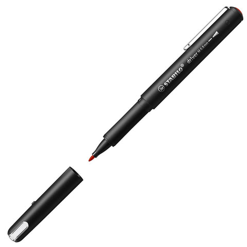 Stabilo | dr!ver Series | Premium Fineliner | 0.8mm | Fine | Red