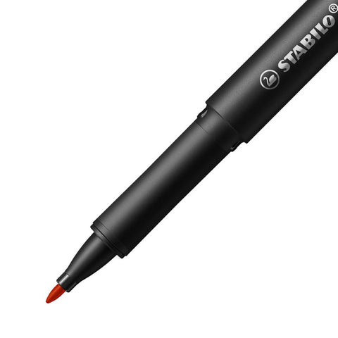 Stabilo | dr!ver Series | Premium Fineliner | Medium | Pack of 5 | Red