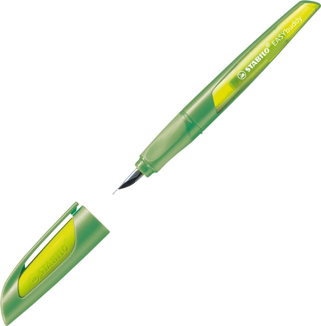 Stabilo | Easy Buddy | Fountain Pen | Lime-Green | Medium Nib