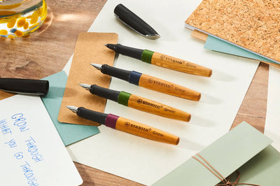 STABILO Grow Ballpoint Pen – Moss Green & Oak - penpencilink
