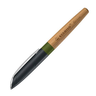 STABILO Grow Ballpoint Pen – Moss Green & Oak - penpencilink