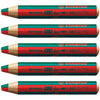 Stabilo | Multi-Talented Pencil | Woody 3 In 1 Duo | Red/Dark Green | Pack of 5