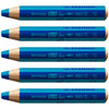 Stabilo | Multi-Talented Pencil | Woody 3 In 1 Duo | Ultramarine/Turquoise | Pack of 5