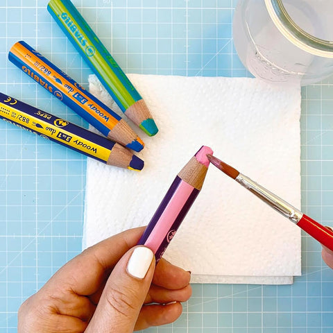 Stabilo | Multi-Talented Pencil | Woody 3 In 1 Duo | Ultramarine/Turquoise | 1 Piece