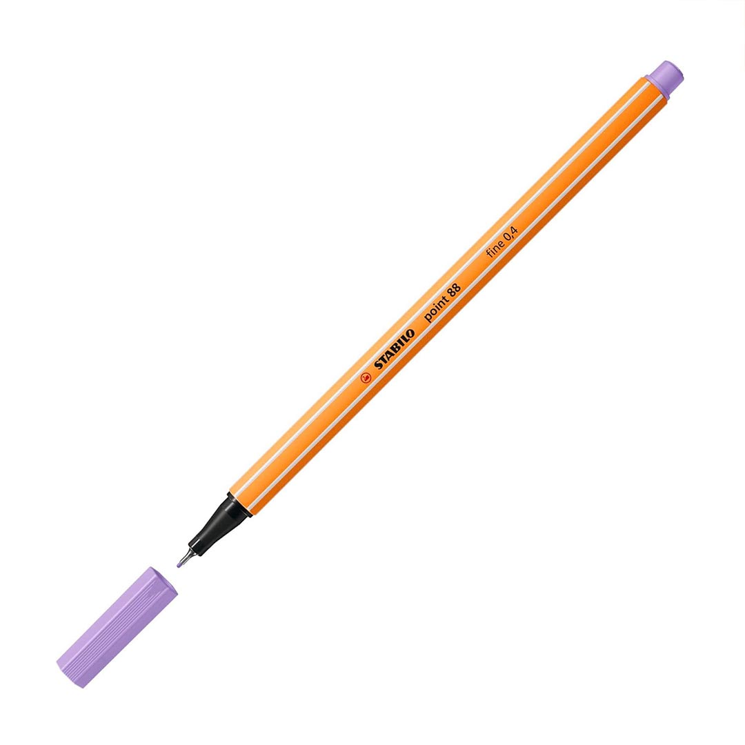 Stabilo | Point 88 | Fineliner | Wallet of 24 | Assorted Colours | Multicolor