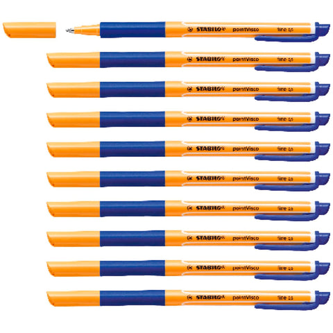Stabilo | Point Visco | Blue | Pack Of 10