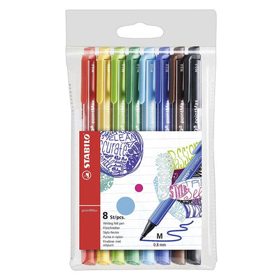 Stabilo | Pointmax | Fineliner | Assorted Colors | Pack Of 8
