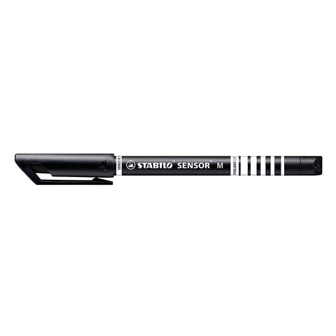 Stabilo | Sensor Pen | Medium Tip | Black | Pack Of 10