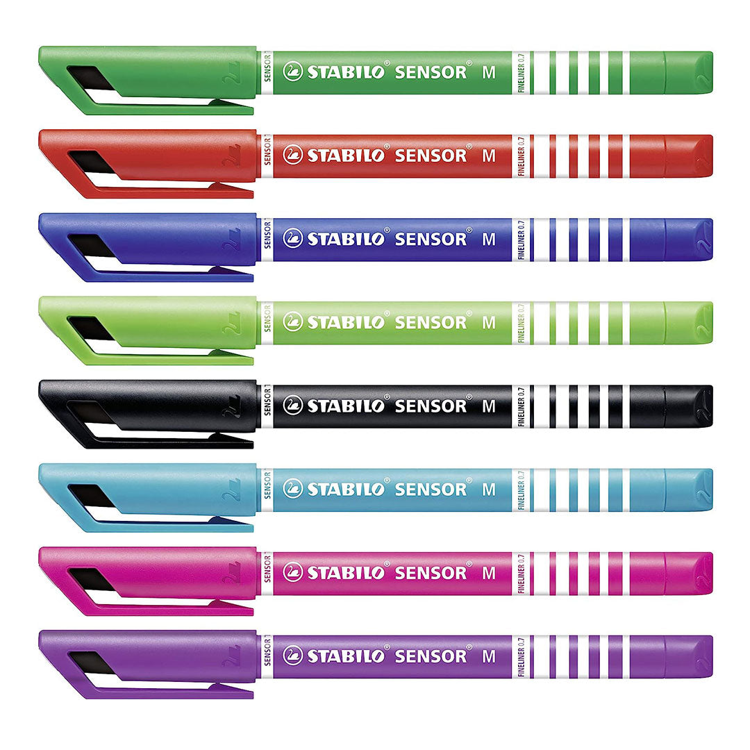 Stabilo | Sensor Pen | Medium Tip | Pack Of 8