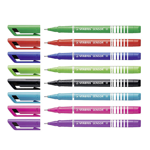 Stabilo | Sensor Pen | Medium Tip | Pack Of 8