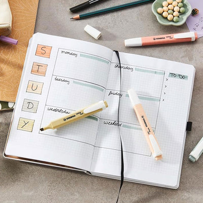 Stabilo | Swing Cool Highlighter Pen | Nature Colors | Pack of 4