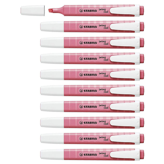 Stabilo | Swing Cool | Pastel | Cherry Blossom Pink | Pack Of 10Pcs
